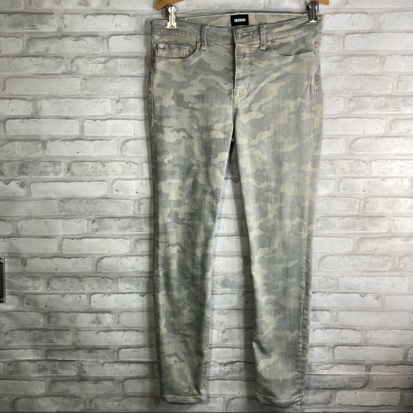 Hudson Women's Nico Midrise Ankle Camo Denim Jeans Size 29 - Picture 4 of 17